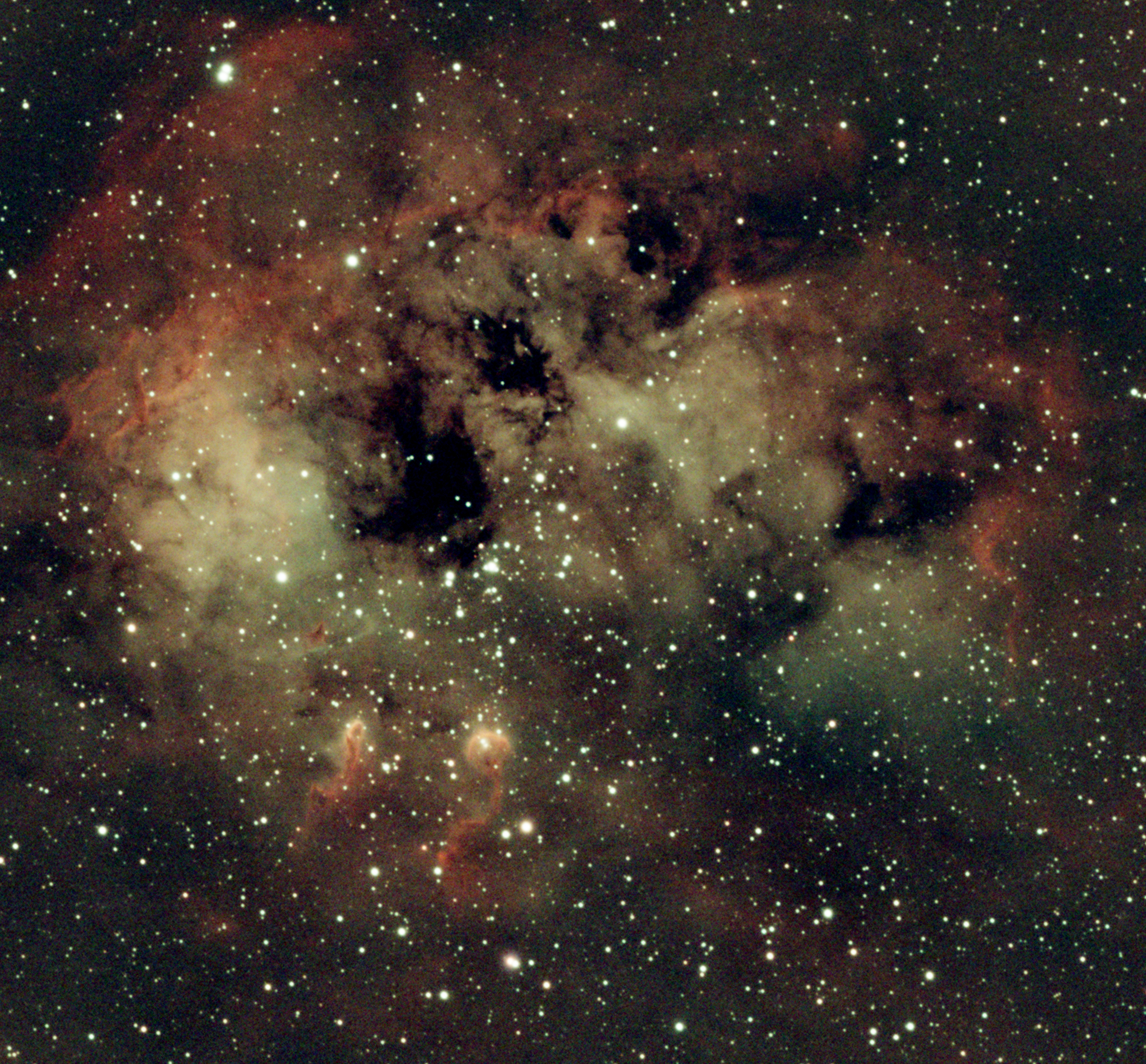 IC410 Tadpoles Nebula with 120mm