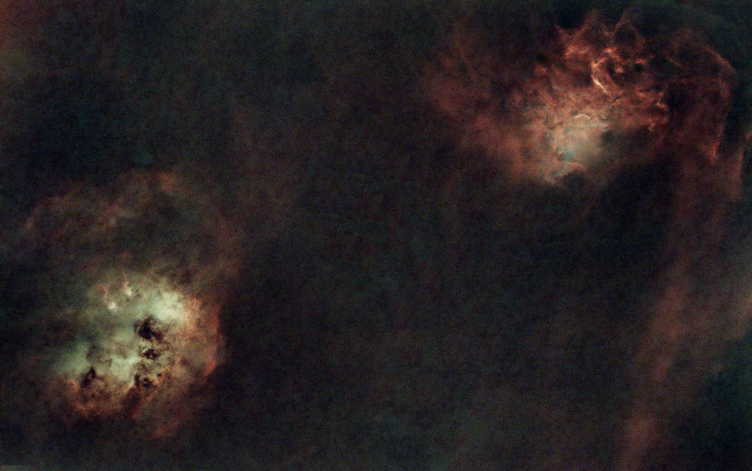 NGC 1893 Cluster and IC 405 Flaming Star Nebula