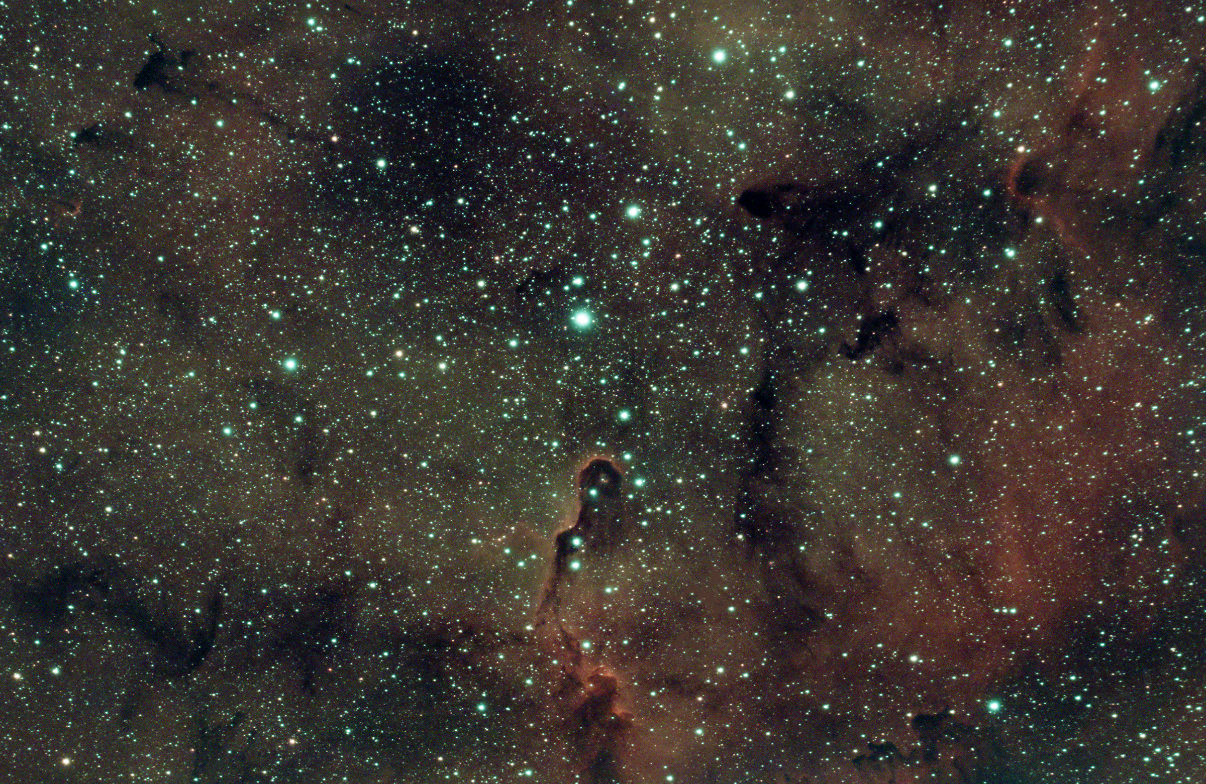 IC 1396 Elephant’s Trunk Nebula – 61mm v1 + 2