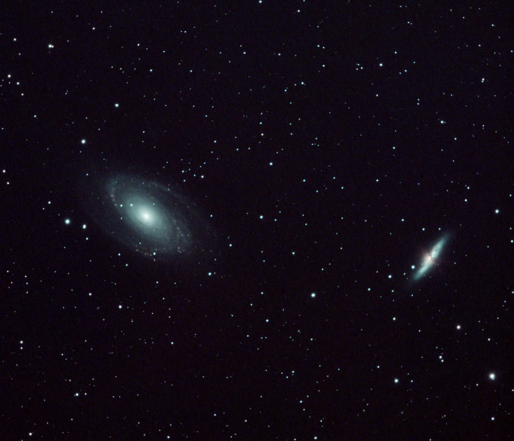 M81 Bode’s Galaxy, M82 Cigar Galaxy