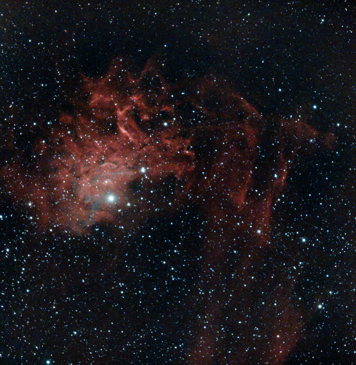 IC 405 Flaming Star Nebula